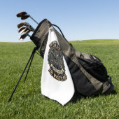 Post Apocalypse Kat Kat Vader Cadeau Idee - Post A Golfhanddoek (Groen)