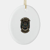 Post Apocalypse Kat Kat Vader Cadeau Idee - Post A Keramisch Ornament (Rechts)