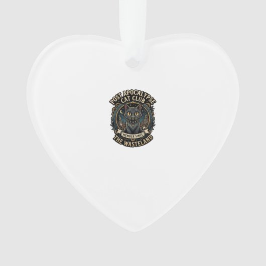 Post Apocalypse Kat Kat Vader Cadeau Idee - Post A Ornament (voorkant)