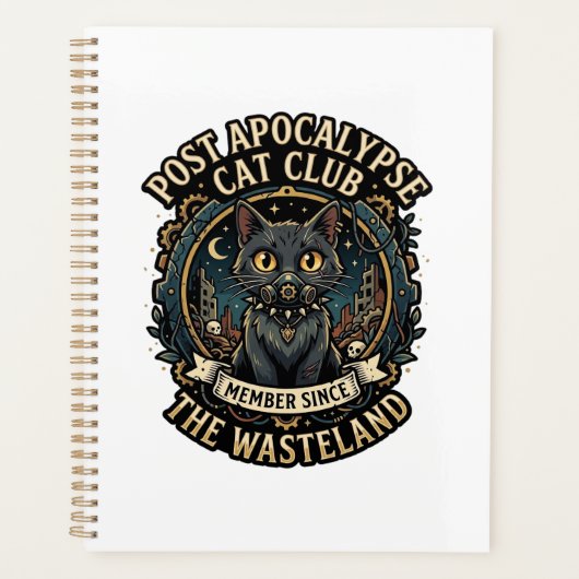 Post Apocalypse Kat Kat Vader Cadeau Idee - Post A Planner (Voorkant)