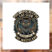 Post Apocalypse Kat Kat Vader Cadeau Idee - Post A Raamsticker (Vel 2)