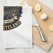 Post Apocalypse Kat Kat Vader Cadeau Idee - Post A Theedoek (Quarter Fold)