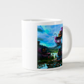 Post Apocalyptic Fairy Tale Land (Darker) Grote Koffiekop (Voorkant rechts)