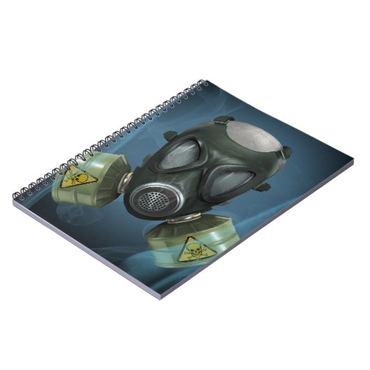 Post-Apocalyptic Gas Mask Notitieboek (Linkerzijde)
