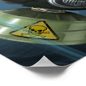 Post-Apocalyptic Gas Mask Poster (Hoek)