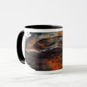 Post Apocalyptic Gas Mask Toxic Grunge Mok (Voorkant links)