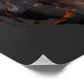 Post Apocalyptic Gas Mask Toxic Grunge Poster (Hoek)