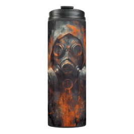Post Apocalyptic Gas Mask Toxic Grunge  Thermosbeker