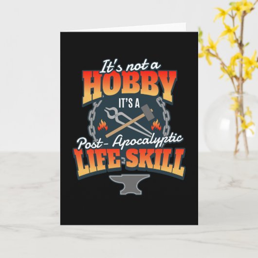 Post Apocalyptic Life Skill Blacksmith Kaart (Gele Bloem)