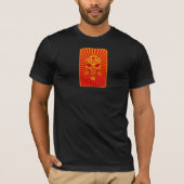 Post Apocalyptic Sugar Skull, rood T-shirt (Voorkant)
