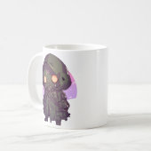 Post Apocalyptic Wanderer in anime stijl Koffiemok (Voorkant links)