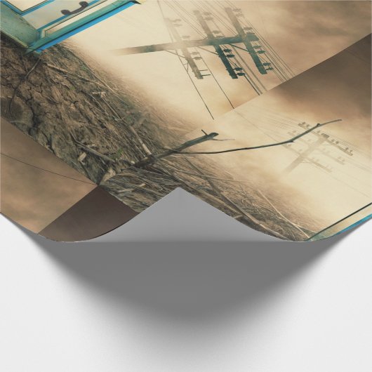 Post Apocalyptic Wrapping Paper Cadeaupapier (Hoek)
