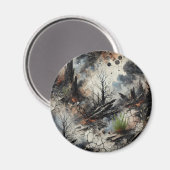 post-apocalyptische bosbrandmagneet magneet (Voorkant / Achterkant)