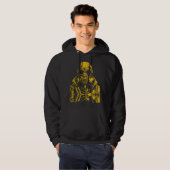 Post-apocalyptische gasmaskerkunst hoodie (Voorkant volledig)