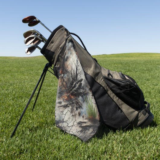 Post-apocalyptische golfhanddoek (Groen)
