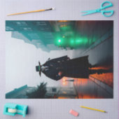 Post Apocalyptische Moderne Dag Pest Doctor met Mi Tissuepapier (Craft)