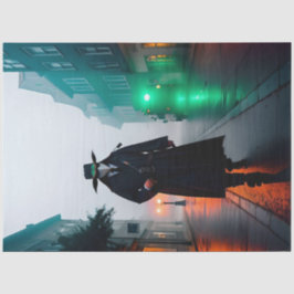 Post Apocalyptische Moderne Dag Pest Doctor met Mi Tissuepapier