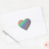 post-apocalyptische regenboog hart sticker (Envelop)