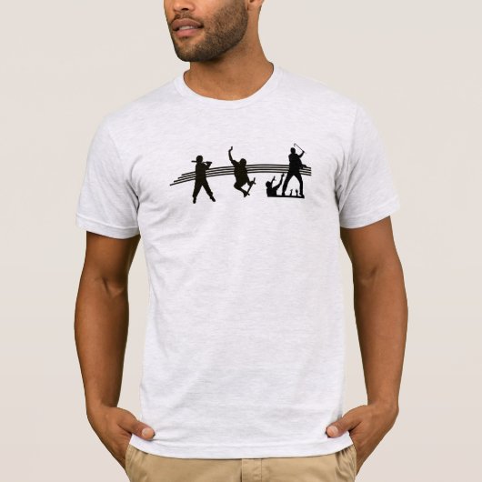 Post-Apocalyptische Sport T-shirt (Voorkant)