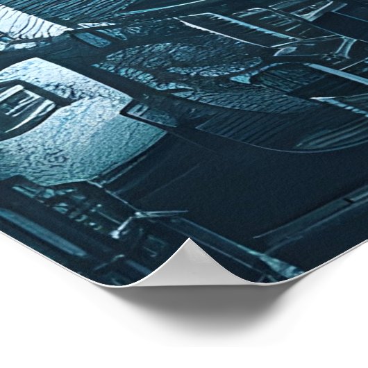 Post-apocalyptische stad poster (Hoek)