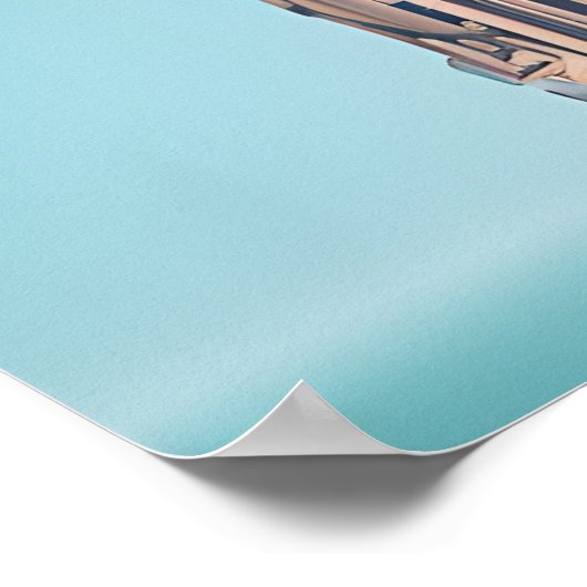 Post-apocalyptische stad poster (Hoek)