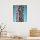 Post-apocalyptische stad poster (Keuken)