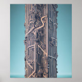 Post-apocalyptische stad poster (Voorkant)