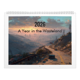 Post-apocalyptische Wasteland Kunst After the End Kalender