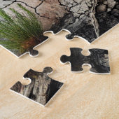 Post-apocalyptische wildvuur kunstpuzzel legpuzzel (Zijkant)