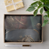 Post-appocalyptic Steampunk Man v7 Tissuepapier (Geschenk)