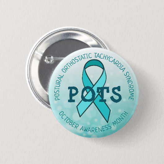 Post Awareness Month Ribbon Ronde Button 5,7 Cm (Voorkant /achterkant)