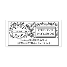 Post Betaald Bloemen Postal Elegant Retouradres