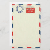 post briefpapier (Voorkant / Achterkant)