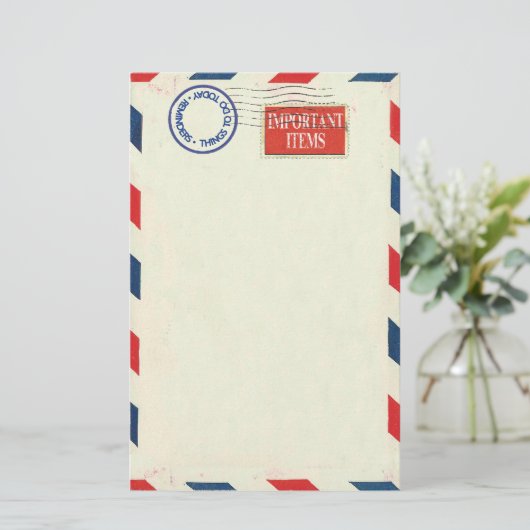 post briefpapier (Staand voorkant)