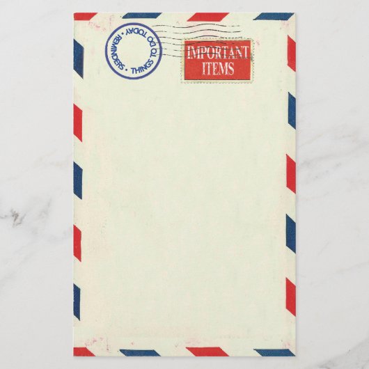 post briefpapier (Voorkant)