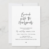 Post bruiloft Brunch, Brunch met de nieuwpootjes Kaart (Voorkant)