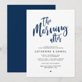 Post bruiloft Brunch, de ochtend na Kaart (Voorkant / Achterkant)