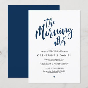 Post bruiloft Brunch, de ochtend na Kaart