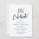 Post bruiloft Brunch, Eat, Laten we vieren Kaart (Voorkant)