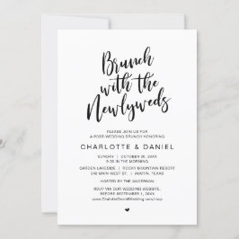 Post bruiloft, Brunch met de pasgetrouwden, Elopem Kaart