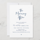 Post bruiloft Brunch, 's morgens na uitnodiging (Voorkant)