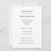 Post Bruiloft Receptie Party Getrouwd in Kroatië Kaart (Achterkant)