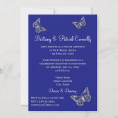 Post Bruiloft Receptie Tropisch Strand Thema Uitno Kaart (Achterkant)