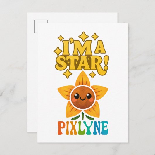 Post Card (alien) Briefkaart (Voorkant / Achterkant)