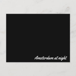 Post card Amsterdam 's nachts Briefkaart