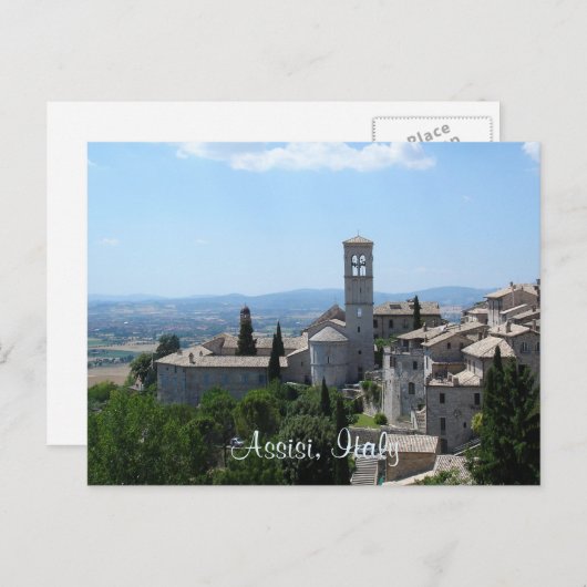 Post Card-Assisi Briefkaart (Voorkant / Achterkant)