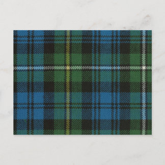 Post Card Campbell of Argyll Ancient Tartan Print Briefkaart