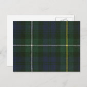 Post Card Campbell of Argyll Modern Tartan Print Briefkaart (Voorkant / Achterkant)
