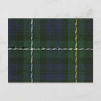 Post Card Campbell of Argyll Modern Tartan Print Briefkaart