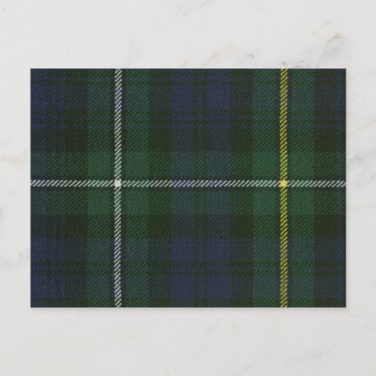 Post Card Campbell of Argyll Modern Tartan Print Briefkaart (Voorkant)